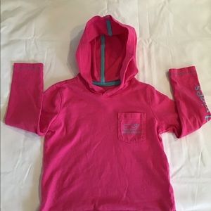 Vineyard Vines Girls 2T Pink Hoodie Pullover